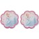 Open Road Brands Disney Cinderella Acrylic Knobs Beautiful Scalloped Princess Knobs for Dresser or Cabinet Pack of 2