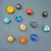 MFYS 12 Pieces Planets Dresser Knobs Star Cabinet Knob Cute Planet Drawer Pulls Handle for Childs Space Theme Deco 12