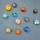 MFYS 12 Pieces Planets Dresser Knobs Star Cabinet Knob Cute Planet Drawer Pulls Handle for Childs Space Theme Deco 12