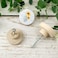 Lasyman 8 Pack Wooden Boho Botanical Wildflower Flower Sunflower Flat Wood Knob Kids Cabinet Dresser Drawer Handle Knobs and Pulls