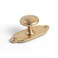 Goo-Ki GooKi 6 Pack Champagne Bronze Cabinet Knobs with Plate Modern Drawer Knob with Spacer Single ScrewHole Cabinet Pulls Dresser Handles Kitchen Zinc Alloy Hardware