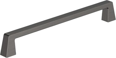 Amerock BP55282GM Gunmetal Cabinet Pull 8 inch 203 mm Center to Center Cabinet Handle Blackrock Drawer Pull Kitchen Cabinet Handle Furniture Hardware