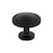 Amerock 10BX37025MB Matte Black Cabinet Knob 1316 inch 30mm Diameter 10 Pack Loop Furniture Hardware