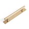 Goo-Ki GooKi Champagne Bronze Zinc Alloy Cabinet Handle with Backplate 5128mm Hole Center Cabinet Pull Hardware for Bedroom Kitchen 2 Pack9596G
