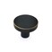 OUTAKU Solid Brass Round Cabinet Drawer Knobs Black Furniture Dresser Pulls Kitchen Cupboard Door Knob Handles Modern 4Pack 25x20mm4