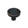 OUTAKU Solid Brass Round Cabinet Drawer Knobs Black Furniture Dresser Pulls Kitchen Cupboard Door Knob Handles Modern 4Pack 25x20mm4