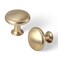 Goo-Ki GooKi 12 Pack Champagne Bronze Drawer Knobs Kitchen Cabinet Knob Hardware Single Hole Retro Bar Handles Pull for Closet Wardrobe Dresser Cupboard 6781CBDK
