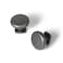 Yanxia Set of 12 Elegant Weathered Nickel Cabinet Knobs with Rounded Top and Square Base Classic Patina Finish for Timeless Style Vintage Kitchen Drawer Hadnles