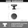 Yanxia Set of 12 Elegant Weathered Nickel Cabinet Knobs with Rounded Top and Square Base Classic Patina Finish for Timeless Style Vintage Kitchen Drawer Hadnles