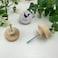 JamJam Set of 8 18 Wooden Round Animals Chicken Rustic Cupboard Farmhouse Cabinet Furniture Drawer Pulls and Knobs