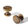Goo-Ki GooKi Antique Brass Cabinet Drawer Knobs Zinc Alloy Kitchen Hardware 6 Pack Vintage Bronze Retro Brass Single Screw Bar Pull Handles for Cupboard Wardrobe9615GTDK