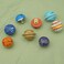 MFYS 8 Pieces Planets Dresser Knobs Star Cabinet Knob Cute Planet Drawer Pulls Handle for Childs Space Theme Deco 8