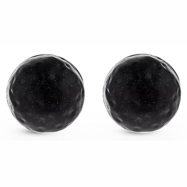 Hobby Lobby Black Round Hammered Metal Knob Premium Decorative Knobs for Cabinets and Drawers Novelty Furniture Knobs and Pulls for DIY Hardware Crafts Vanity Dresser Hardware for Home Decor Set of 2