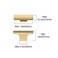 Asidrama 20 Pack Matte Champagne Gold Kitchen Cabinet Knobs Dresser Knobs Drawer Knobs Cabinet Hardware Zinc Knobs for Dresser Drawers