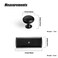 Goo-Ki GooKi Black Zinc Alloy Cabinet Knob with Backplate Single Hole Center Cabinet Pull Hardware for Bedroom Kitchen 6 Pack8611G011