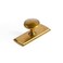 Goo-Ki GooKi Antique Brass Cabinet Knobs with Backplate Zinc Alloy Kitchen Hardware 6 Pack Vintage Brass Drawer Knobs Single HoleScrew Cabinet Pulls Dresser Handles with Spacer