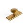 Goo-Ki GooKi Antique Brass Cabinet Knobs with Backplate Zinc Alloy Kitchen Hardware 6 Pack Vintage Brass Drawer Knobs Single HoleScrew Cabinet Pulls Dresser Handles with Spacer