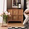 Ruiao 8 Pack 212 inch Solid Cupboard Knobs Zinc Alloy Vintage Ring Cabinet Pulls for Kitchen Round Dresser Drawer Knobs with Screws Gold Dresser Drawer Handles