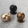 Alzassbg 15 Pack Gold Cabinet Knobs 1 Inch27mm Diameter Round Ball Kitchen Knobs for Cabinets and Drawers AL6016ABG