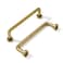 khtumeware 10 Pack Burnished Antique Brass Cabinet Pulls 334 Hole Center Classic Vintage Drawer Handles Kitchen Cupboard Bathroom Dresser Cabinet Hardware