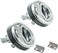 WJSKDQ 2PCS Flush Pull Latch 15 Handle Lift Slam Latch for Boat Deck Door Locker Hatch Cabinet Hardware Marine Hatch Latch Lock Silver