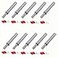 bjsdkff 10PCS Magnetic Push Latches for Cabinet Push to Open Door Latch Gray Soft Quiet Close Closers Plastic Damper Buffer Push for Kitchen Drawer Door