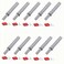 bjsdkff 10PCS Magnetic Push Latches for Cabinet Push to Open Door Latch Gray Soft Quiet Close Closers Plastic Damper Buffer Push for Kitchen Drawer Door