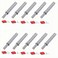 bjsdkff 10PCS Magnetic Push Latches for Cabinet Push to Open Door Latch Gray Soft Quiet Close Closers Plastic Damper Buffer Push for Kitchen Drawer Door