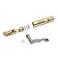 Pro Chutes Laundry Trash Chute Thumb Latch Trigger Plunger Side Hinged Door Handle 134 12332 Inch Backset Copper Tubular Part for Wilkinson Other Manufacture Linen Stainless Steel Galvan