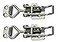 SYINE Adjustable Latch Buckle Cabinet Boxes Lever Handle Toggle Catch Latch LockSilverAdjustable Range97123mm2 Pcs