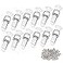 AUHOKY 12Pcs Stainless Steel Spring Loaded Toggle Latches with 48Pcs Mounting Screws Case Box Chest Trunk Latch Catches Hasps Clamps 72mm Overall Length
