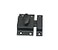 QCAA Traditional Large Oval Turn Cabinet Latch Solid Brass 2 for Cupboard Other Furniture Matte Black 1 Pack Made in Taiwan