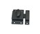 QCAA Traditional Large Oval Turn Cabinet Latch Solid Brass 2 for Cupboard Other Furniture Matte Black 1 Pack Made in Taiwan