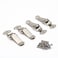BERYLER Latch Stainless Steel Spring Loaded Toggle Latch Silver Catch Hasp Clamp Clip Lock with High Quality Stainless Steel Screws for Cabinet Wooden Case Box Chest4 Pack