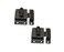 QCAA Traditional Large Oval Turn Cabinet Latch Solid Brass 2 for Cupboard Other Furniture Venetian Classical ORB OilRubbed Bronze 2 Pack Made in Taiwan
