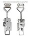 SYINE 4 Pack Adjustable Buckle Cabinet Boxes Lever Handle Toggle Catch Latch Lock 1S4Range7595mm