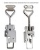 SYINE 4 Pack Adjustable Buckle Cabinet Boxes Lever Handle Toggle Catch Latch Lock 1S4Range7595mm