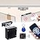 CODACE Electronic Cabinet Lock Smart NFC RFID Locks Hidden DIY Cabinet Lock with Slide Latch Locks for Double Door Cabinets Drawer Wooden Cupboard