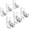 Sartatue Cam Locks Keyed Alike 1 Cabinet Lock Fits on 34 Max Door Thickness Secure File Drawer Mailbox RV Storage Replacement Set Zinc Alloy 1 Inch 6Pcs