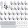 Kenning 24 Sets 58 Fits on 04 Max Cabinet Locks with Keys for Secure Drawer Mailbox Rv Storage Box Replacement Lock Zinc Alloy