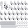 Kenning 24 Sets 58 Fits on 04 Max Cabinet Locks with Keys for Secure Drawer Mailbox Rv Storage Box Replacement Lock Zinc Alloy