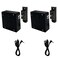 WOOCH RFID Lock Electronic Cabinet Lock Hidden DIY Lock with USB Cable for Wooden Cabinet Drawer Locker Cupboard 2 Pack