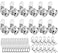 Sissinda 58 Keyed Alike Cabinet Locks with Keys 12 Packs Waterproof Durable Construction Wide Application Easy Installation Satisfactory Guarantee