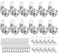 Sissinda 58 Keyed Alike Cabinet Locks with Keys 12 Packs Waterproof Durable Construction Wide Application Easy Installation Satisfactory Guarantee
