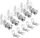 Sissinda Cam Locks Cabinet Locks Keyed Alike118Inch Cylinder Fits on 09Inch Max Panel ThicknessSecure Drawer RV Camper StorageZinc Alloy118Inch 5Pcs