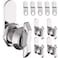 WELLUCK 58 Inch Thumb Operated Offset Cam Lock Set Keyless 5PC Compartment Lock for RV Camper Storage Door Latch Cabinet Mailbox Drawer Cam Latch Excellent Zinc Alloy Replacement Set