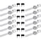 GRRONZEE 12Pack Display Case Lock Showcase Lock for Sliding Glass Door with 24 Keys Keyed Alike