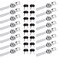 GRRONZEE 16Pack Display Case Lock Showcase Locks for Sliding Glass Door Display Case Locks with 32 Keys Keyed Alike