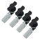 Kyuionty 4Pcs Thumb Operated Offset Cam Locks Cross Handle Swing Knob Turn Latch Thumb Cam Lock for Machine Cabinet RV Compartment Door