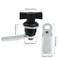 Kyuionty 4Pcs Thumb Operated Offset Cam Locks Cross Handle Swing Knob Turn Latch Thumb Cam Lock for Machine Cabinet RV Compartment Door